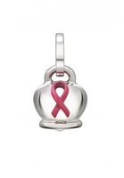 Charm Chantecler Donna Fiocco Rosa in Argento #41349 - #41349
